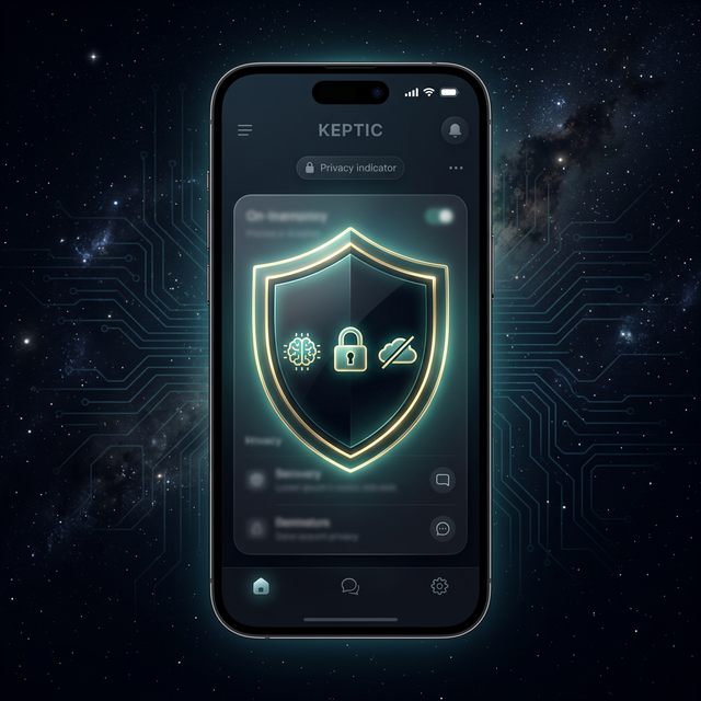 AES-256 encryption with biometric unlock